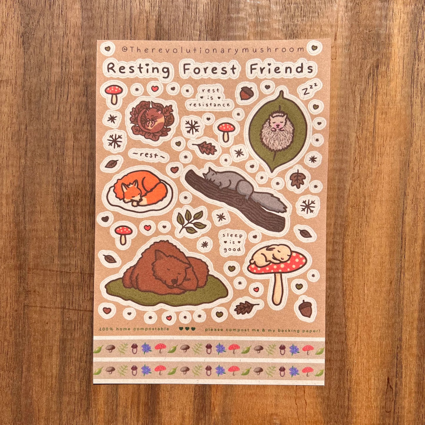 The Revolutionary Mushroom: Sticker Sheets