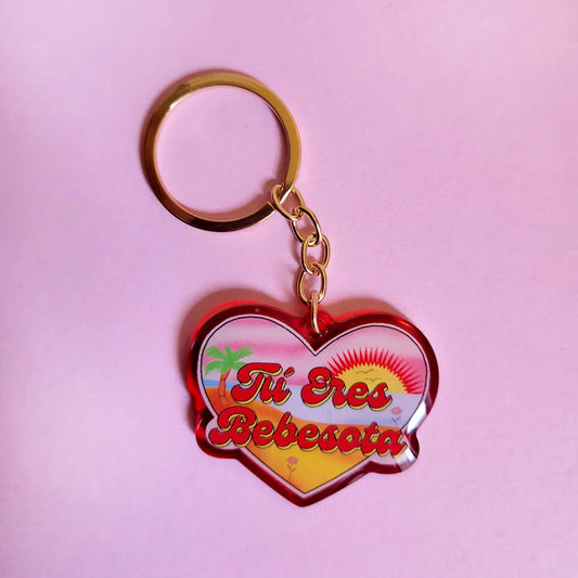 Almonte Studio: Tu Eres Bebesota Keychain