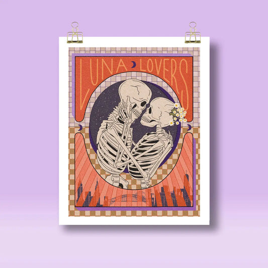 Almonte Studio: Luna Lovers Print