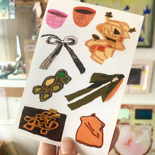 Marisha Lozada: Tiny Drawings Sticker Sheet