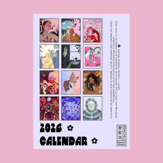 Naicha Studio: 2026 Calendar