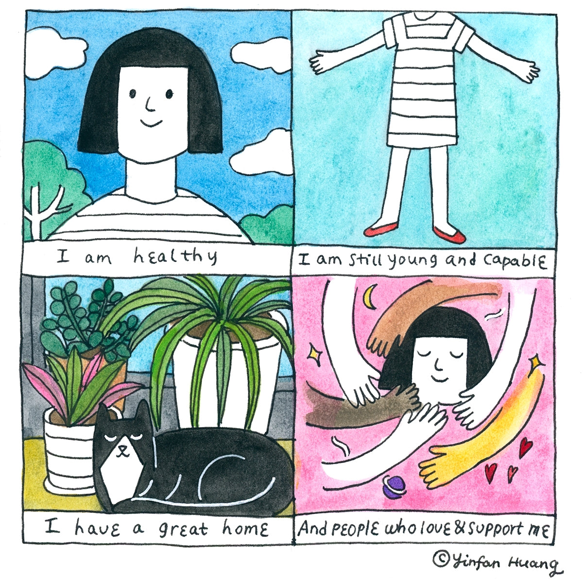 Yinfan Huang: Grateful