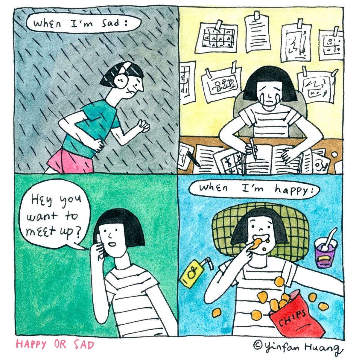 Yinfan Huang: Happy Or Sad