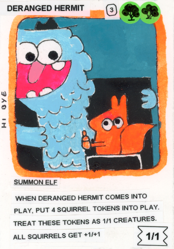 HiBye: Secret Layer Cards