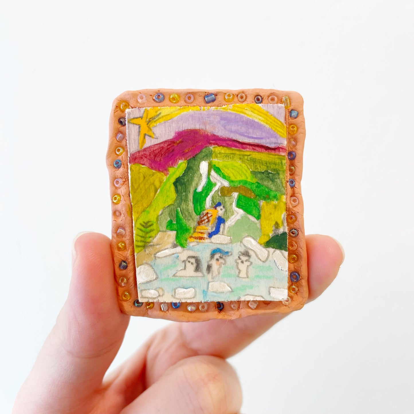 Glary Wu: Terracotta Frames with Drawing
