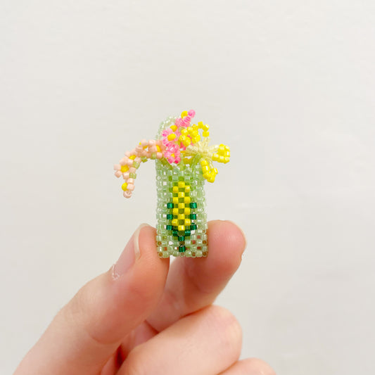 Hiiri: Tiny Beaded Bag Pins