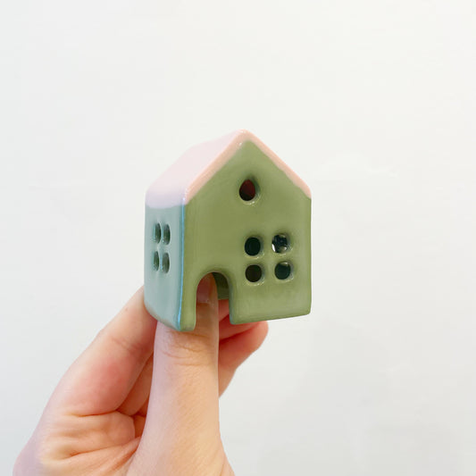 Pink Hill: Mini Ceramic Houses (PH)
