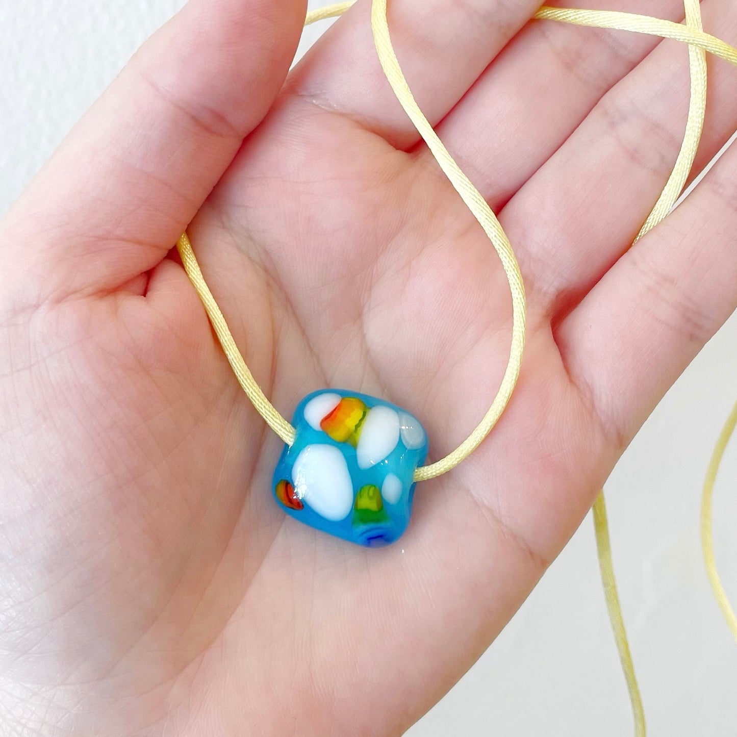 Lawn Bowls: Glass Charm Necklaces (assorted)