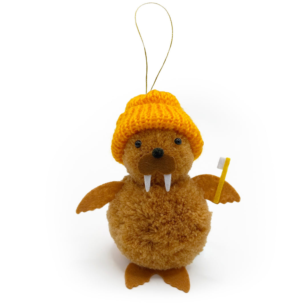 Lucky Horse Press: Pom Pom Ornaments