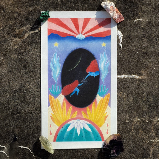mosswater: Black Spring Prints