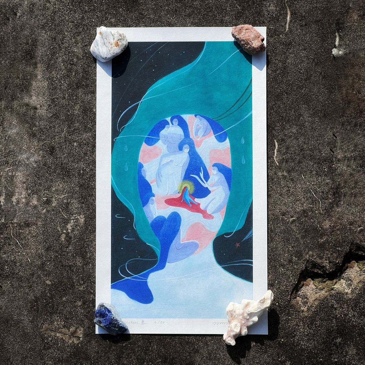 mosswater: Black Spring Prints