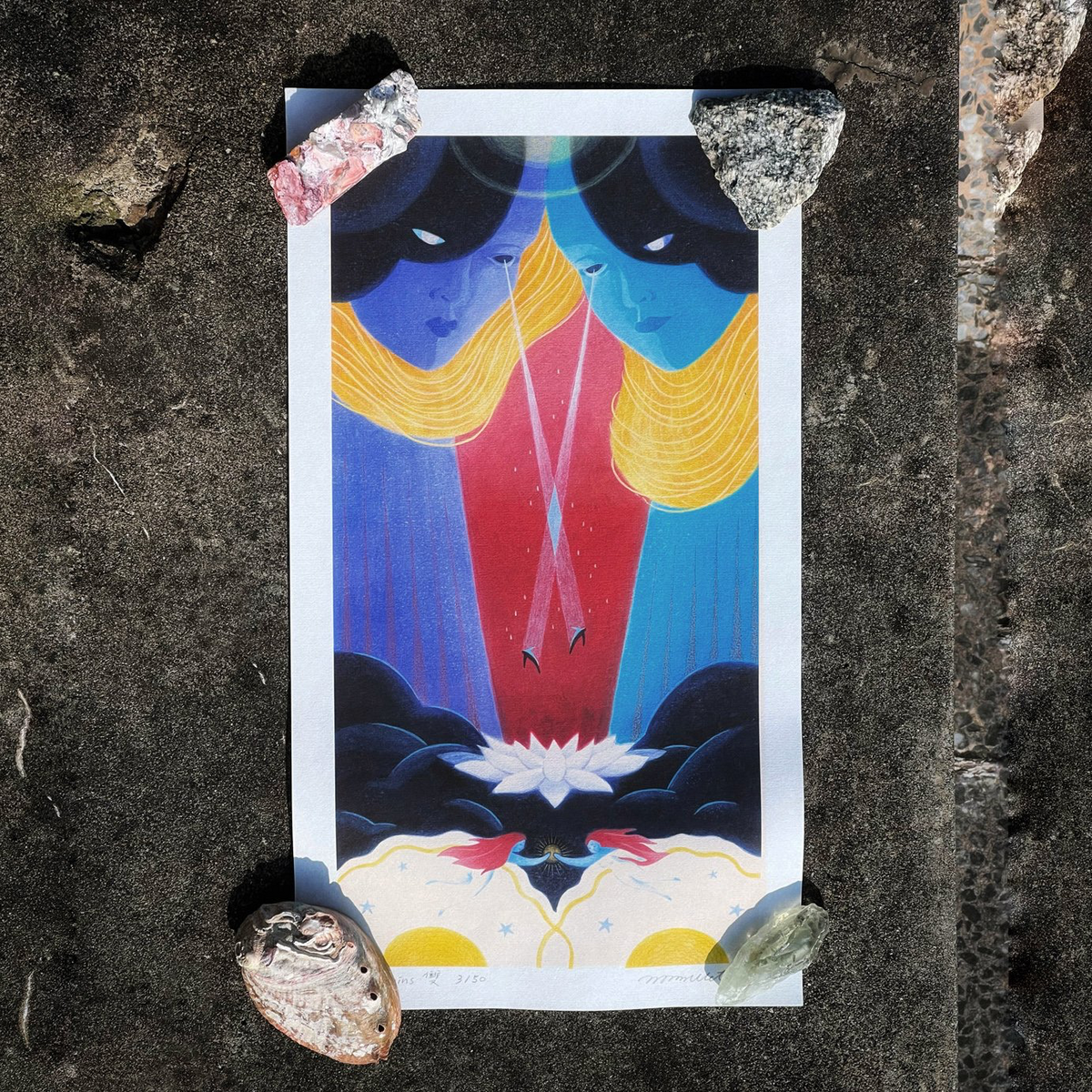 mosswater: Black Spring Prints