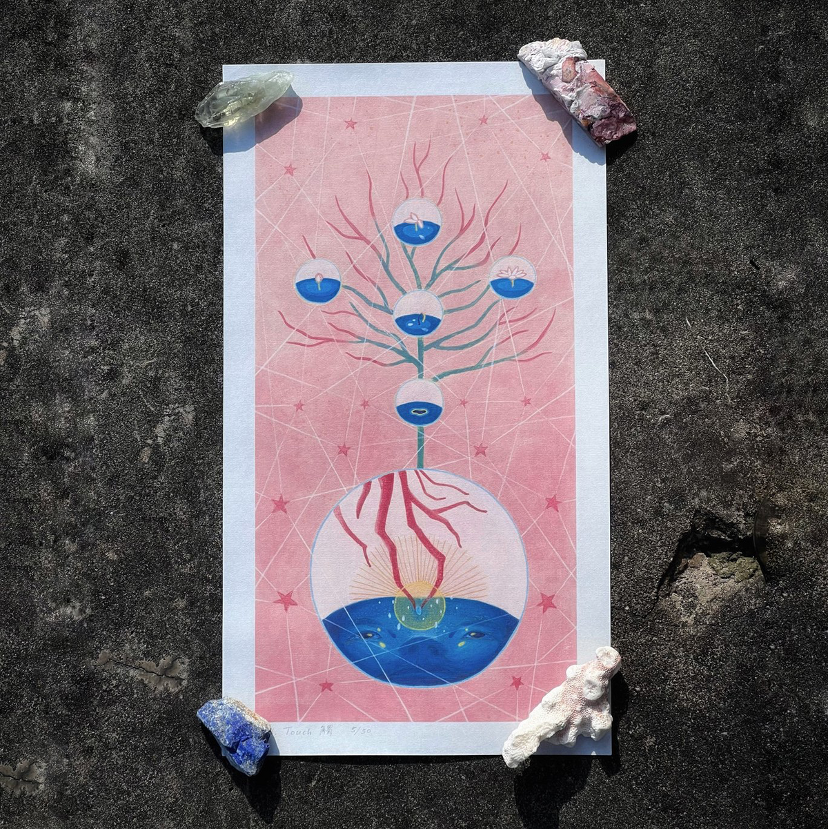 mosswater: Black Spring Prints