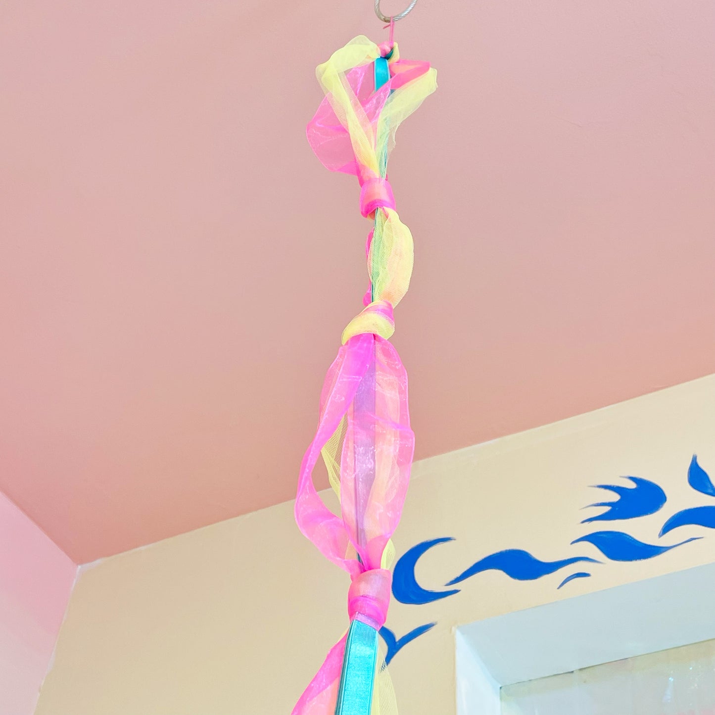 Sabrina Sims: ribbon & fabric hangings
