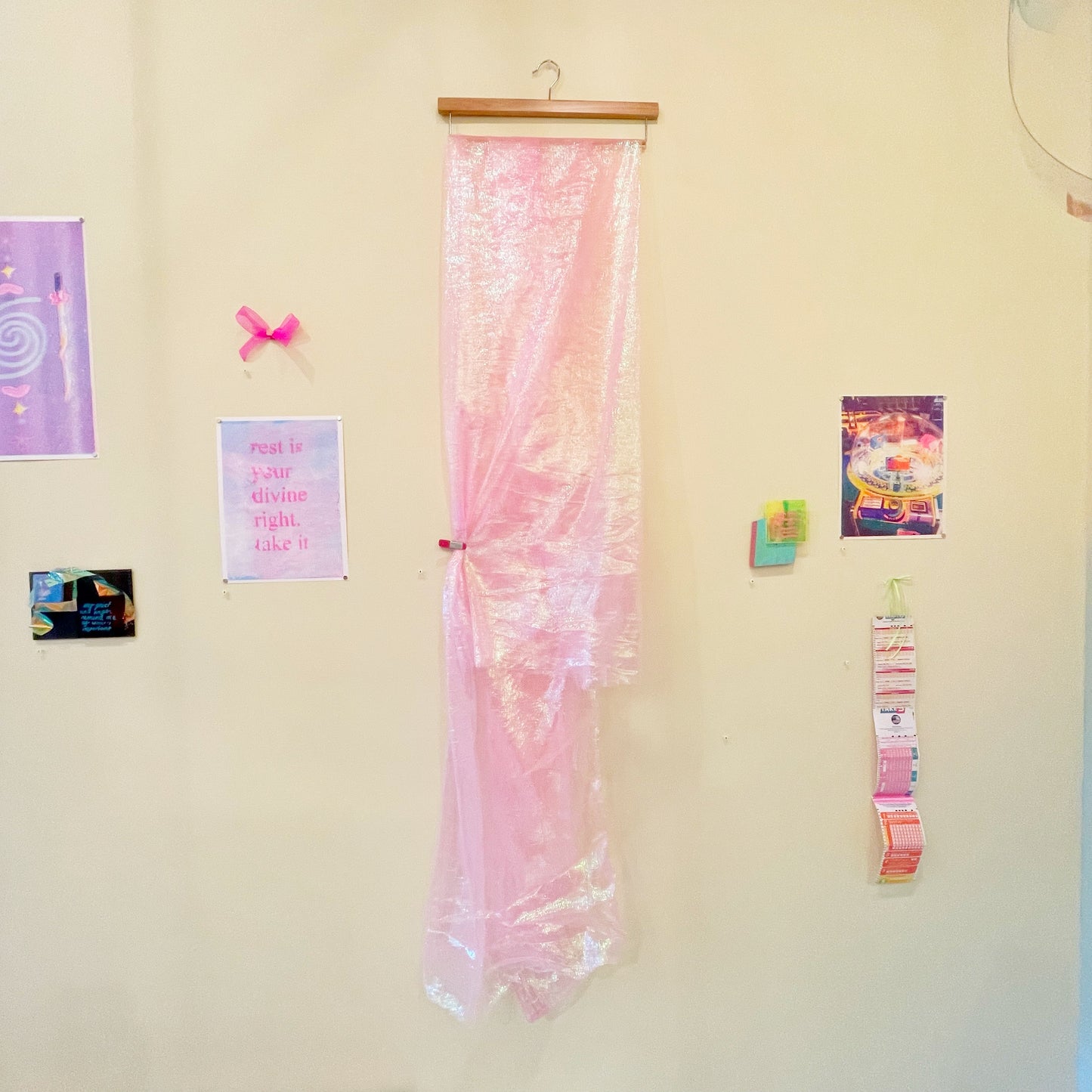 Sabrina Sims: ribbon & fabric hangings