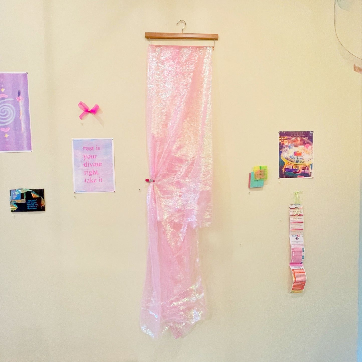 Sabrina Sims: ribbon & fabric hangings