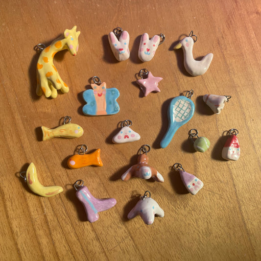 Anita Miklavcic: Ceramic Charms (assorted)