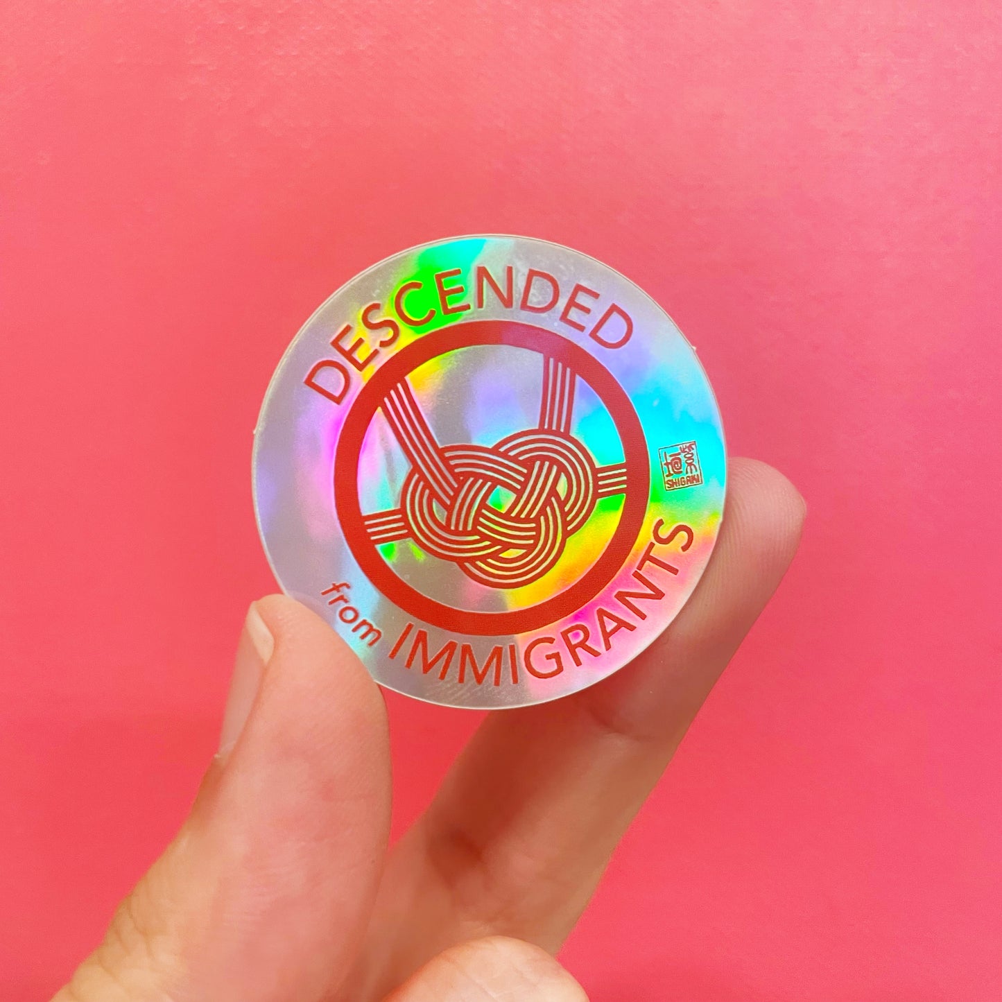 Erin Shigaki: Descended from Immigrants Sticker