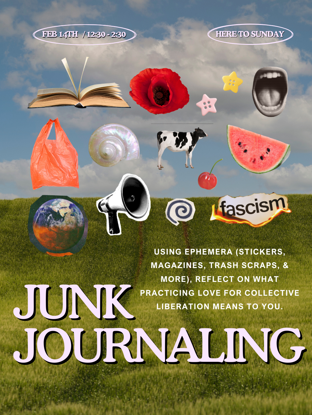 Kim Saira: Junk Journaling (FEB 14)