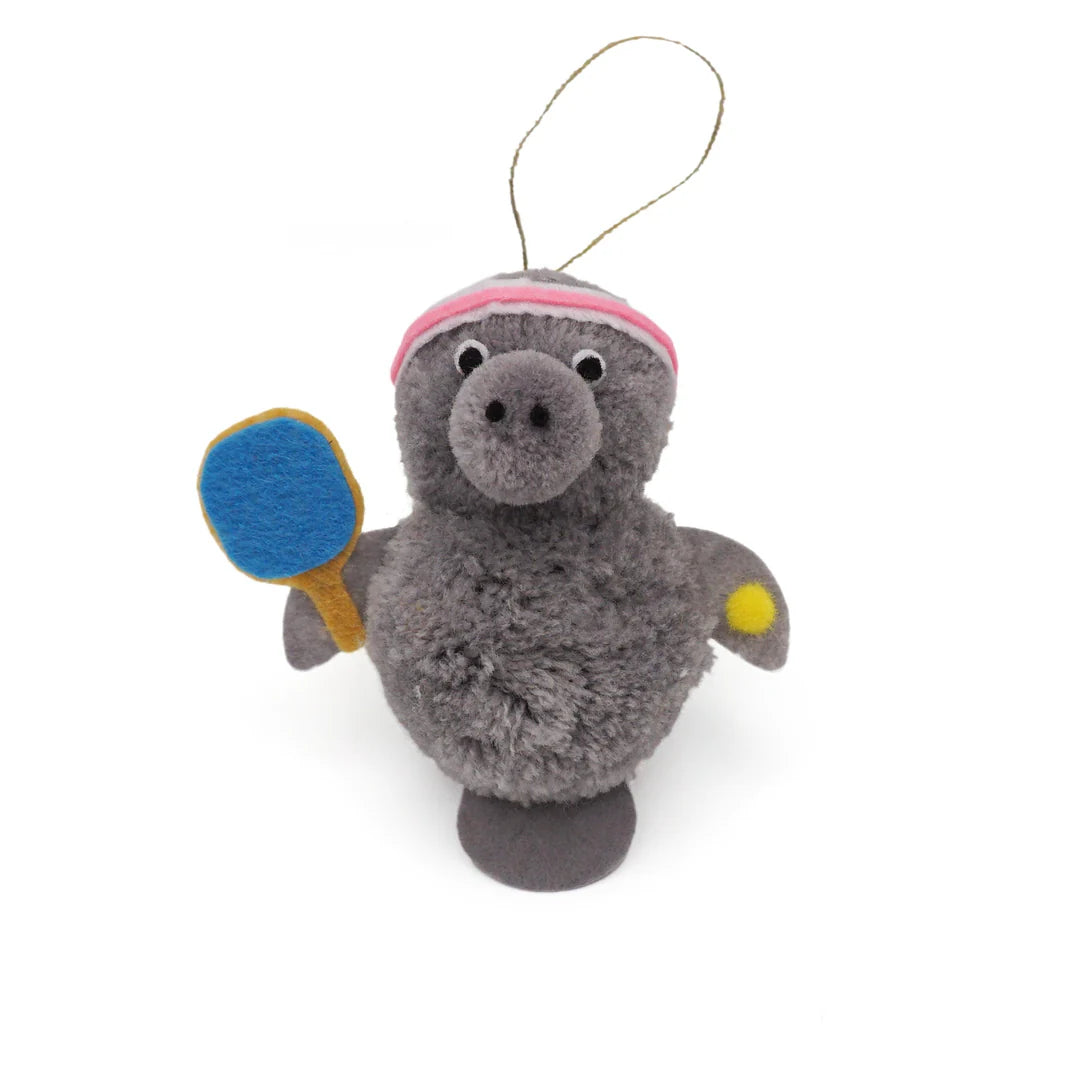 Lucky Horse Press: Pom Pom Ornaments