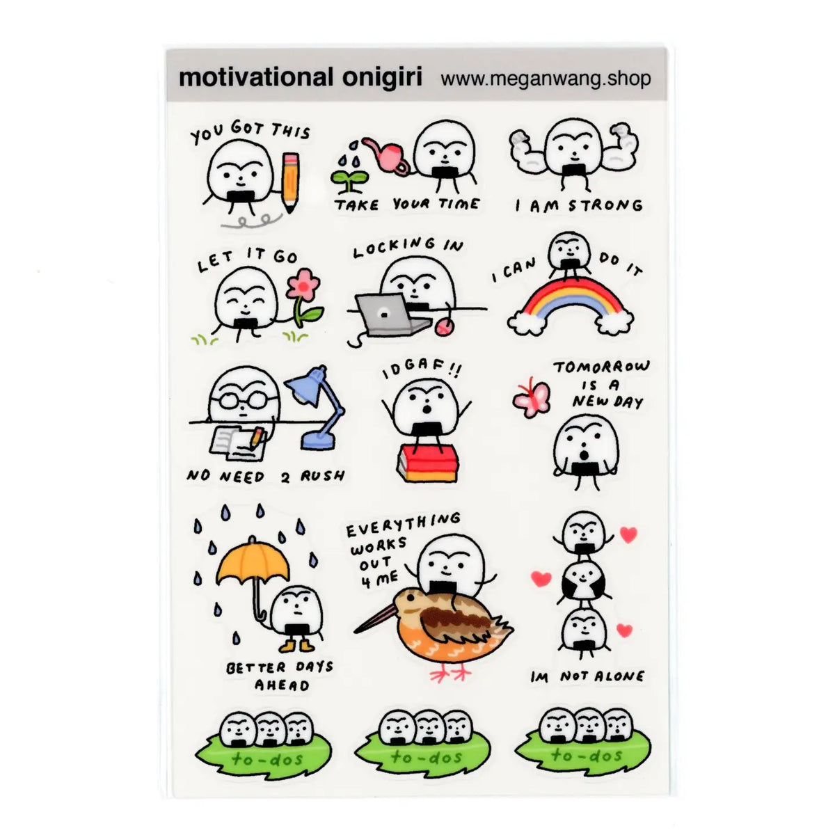 Megan Wang: Sticker Sheets