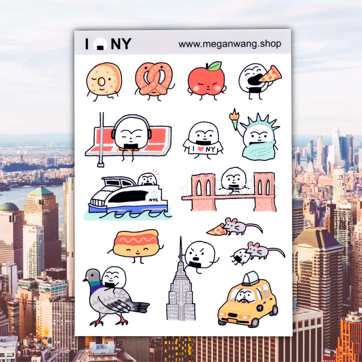 Megan Wang: Sticker Sheets