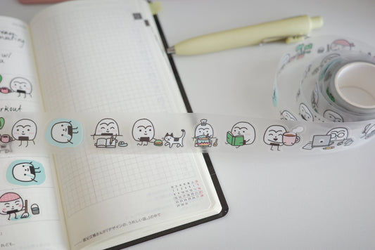 Megan Wang: Life of Onigiri Sticker Roll