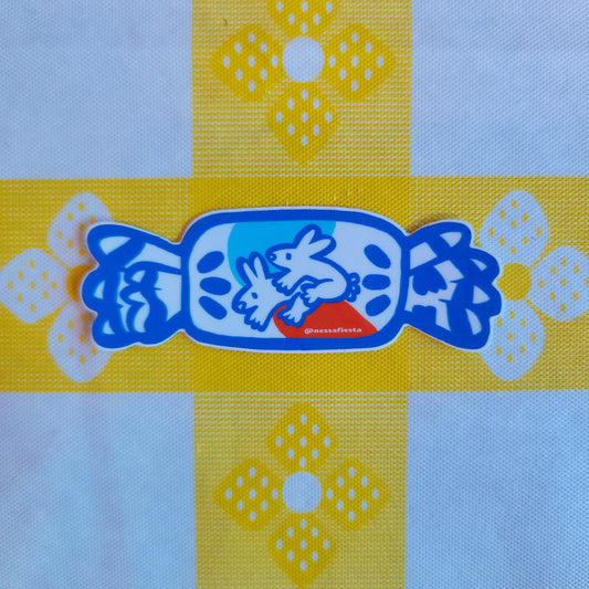 Nessa Nguyen: White Rabbit Sticker