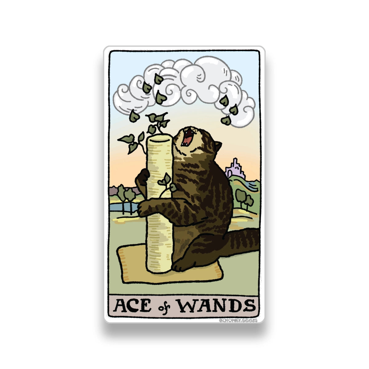 Ping Hatta: Cat Meme Tarot Stickers (Minor Arcana)