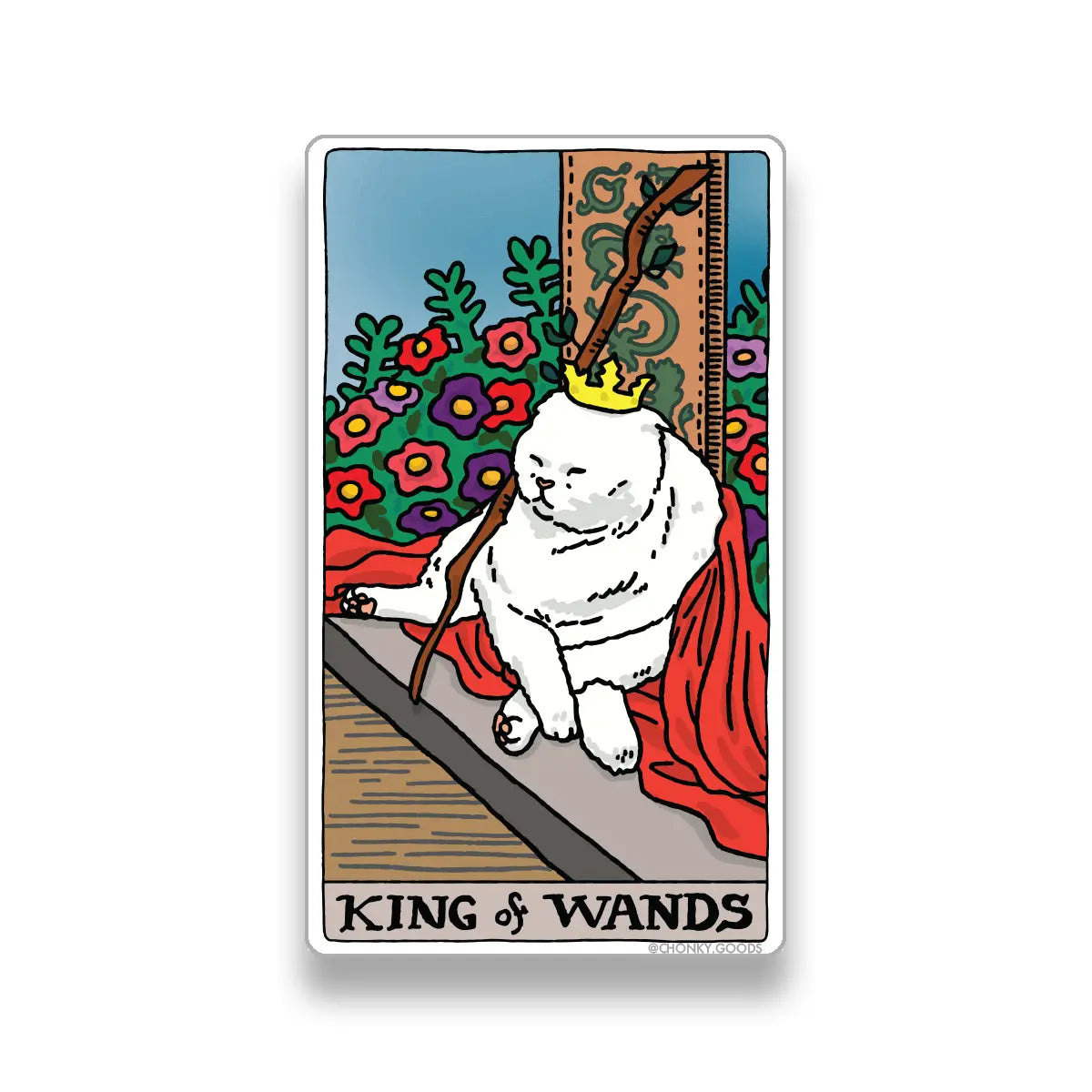 Ping Hatta: Cat Meme Tarot Stickers (Minor Arcana)