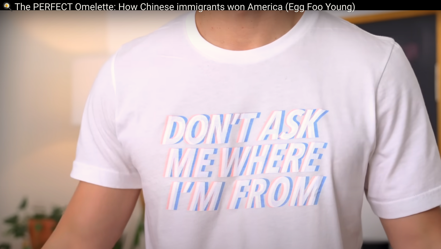 Randy wearing Don't Ask Me Where I'm From t-shirt on Made with Lau video