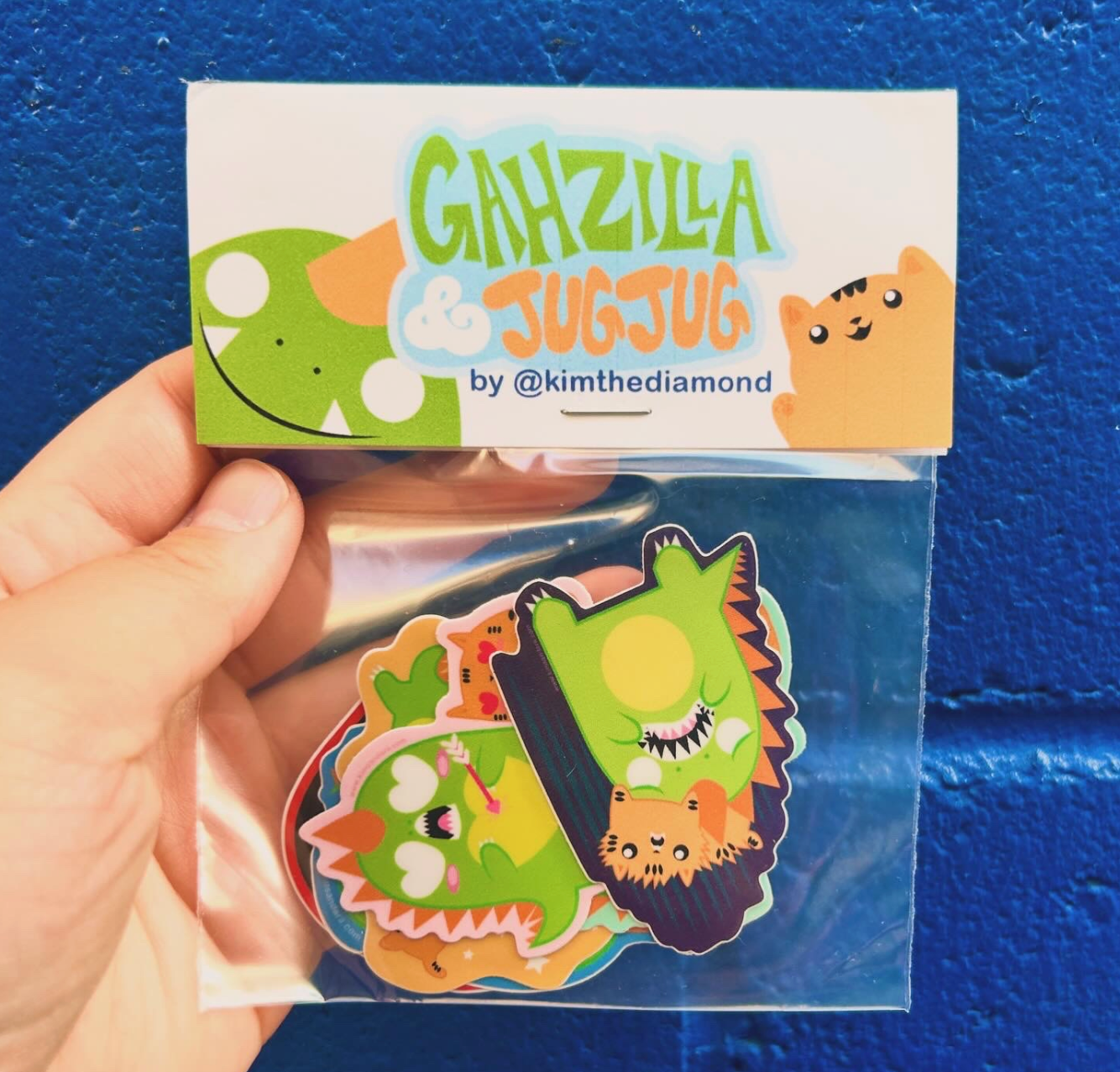 Kim Sandara: Gahzilla & Jugjug Sticker Pack