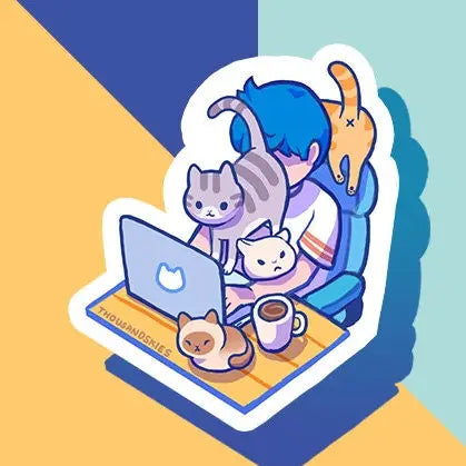 Thousand Skies: Work from Home Sticker
