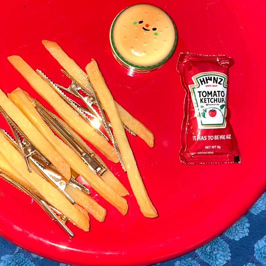 Lian Soy: French Fry Hair Clips