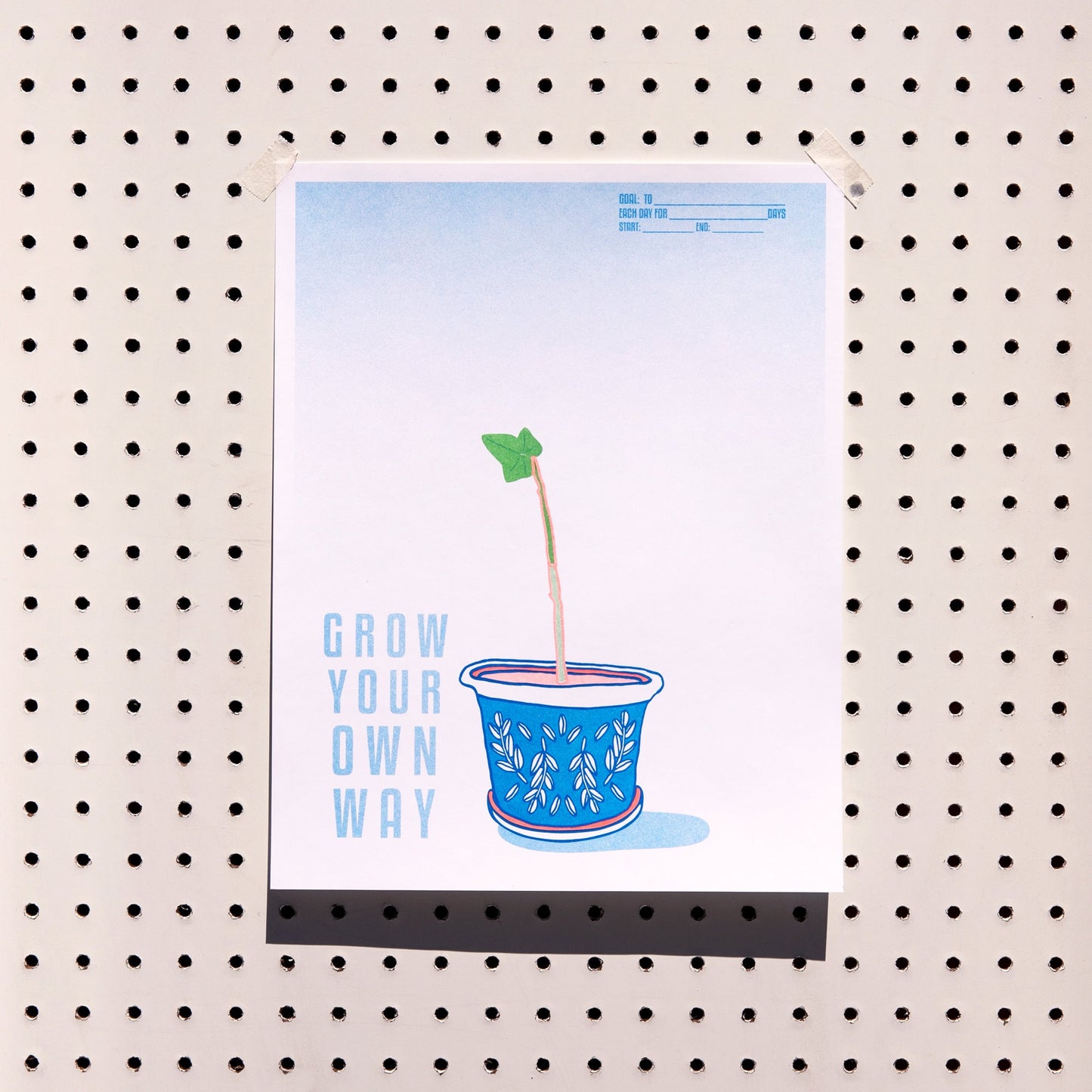 ILOOTPAPERIE: "Grow Your Own Way" Topiary Goal Tracker Kit