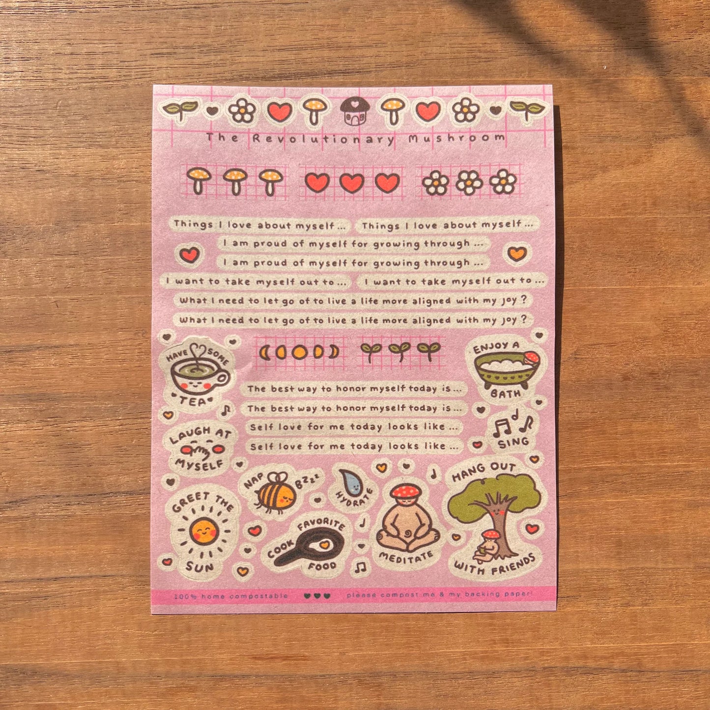 The Revolutionary Mushroom: Sticker Sheets