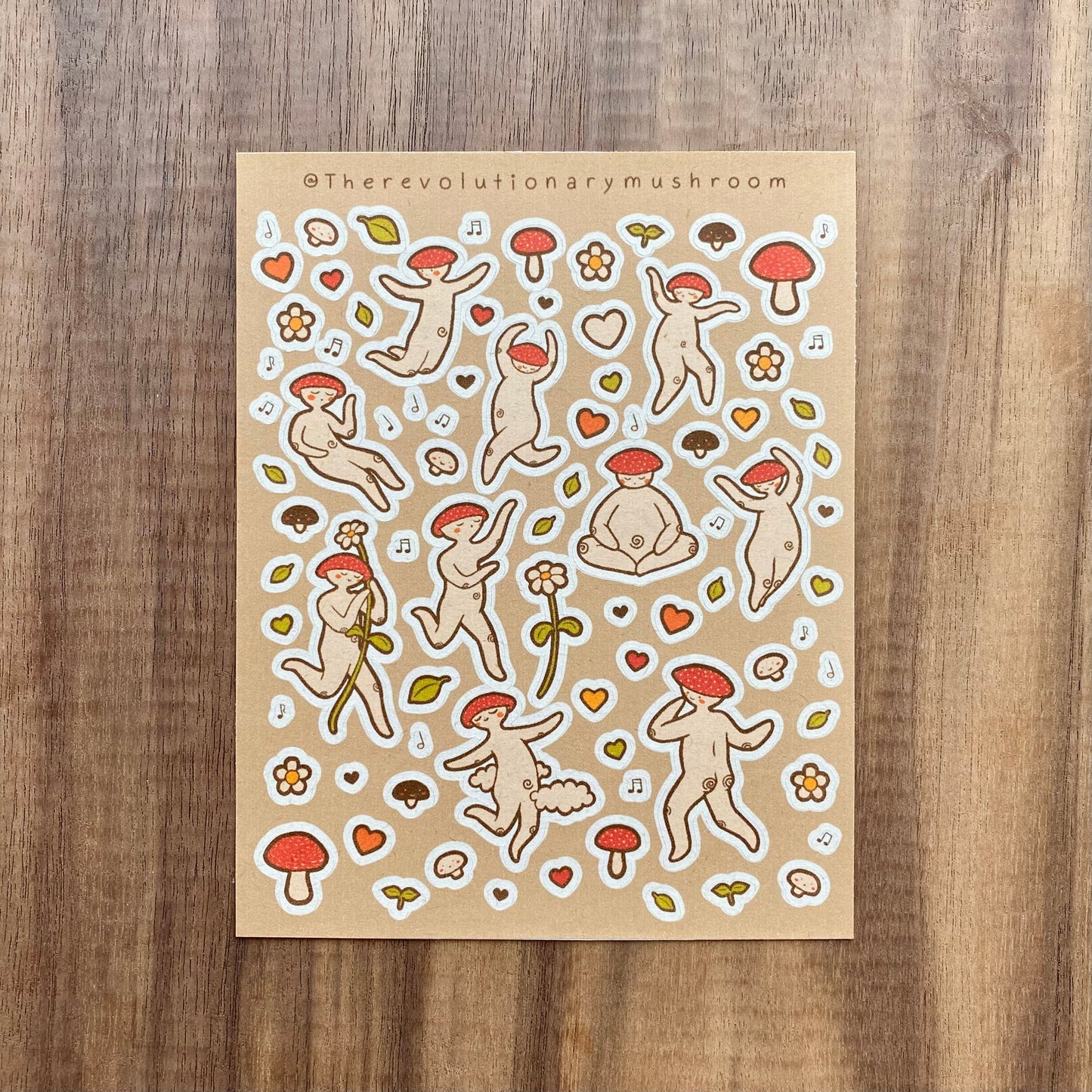 The Revolutionary Mushroom: Sticker Sheets