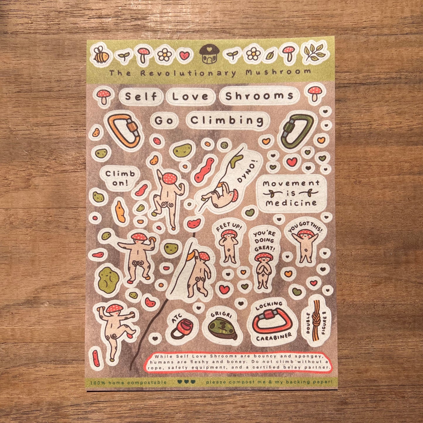 The Revolutionary Mushroom: Sticker Sheets