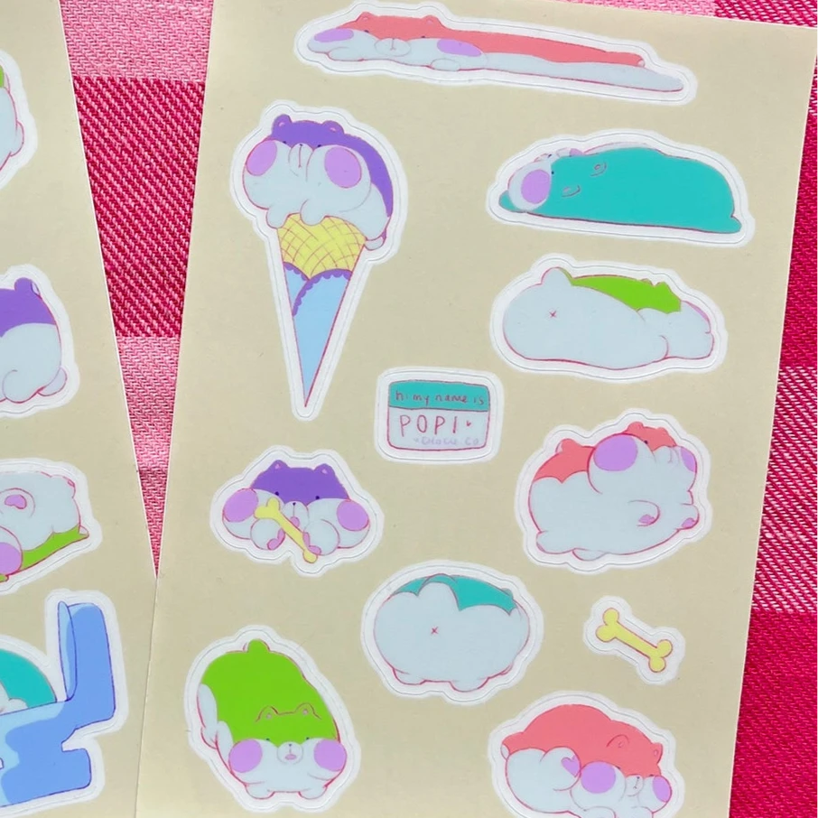 LAZI SOOZ: Sticker Sheets