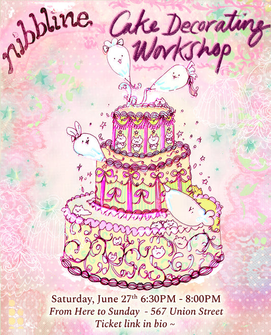 Nibbline: Cake Decorating Workshop (JUNE 27)
