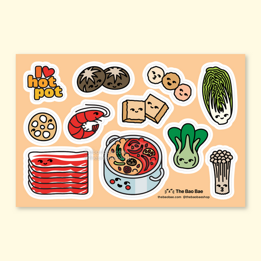 The Bao Bae: Sticker Sheets