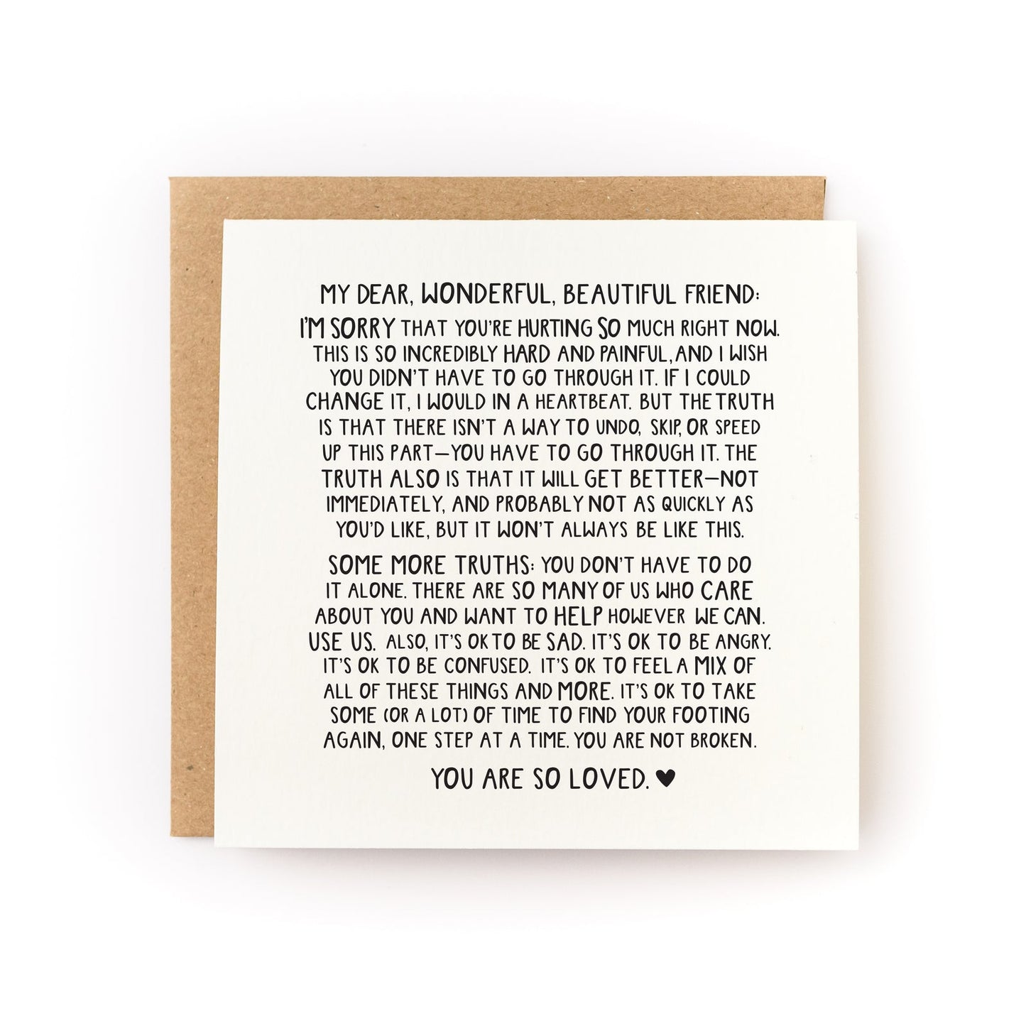 Kwohtations: Sympathy & Support Cards