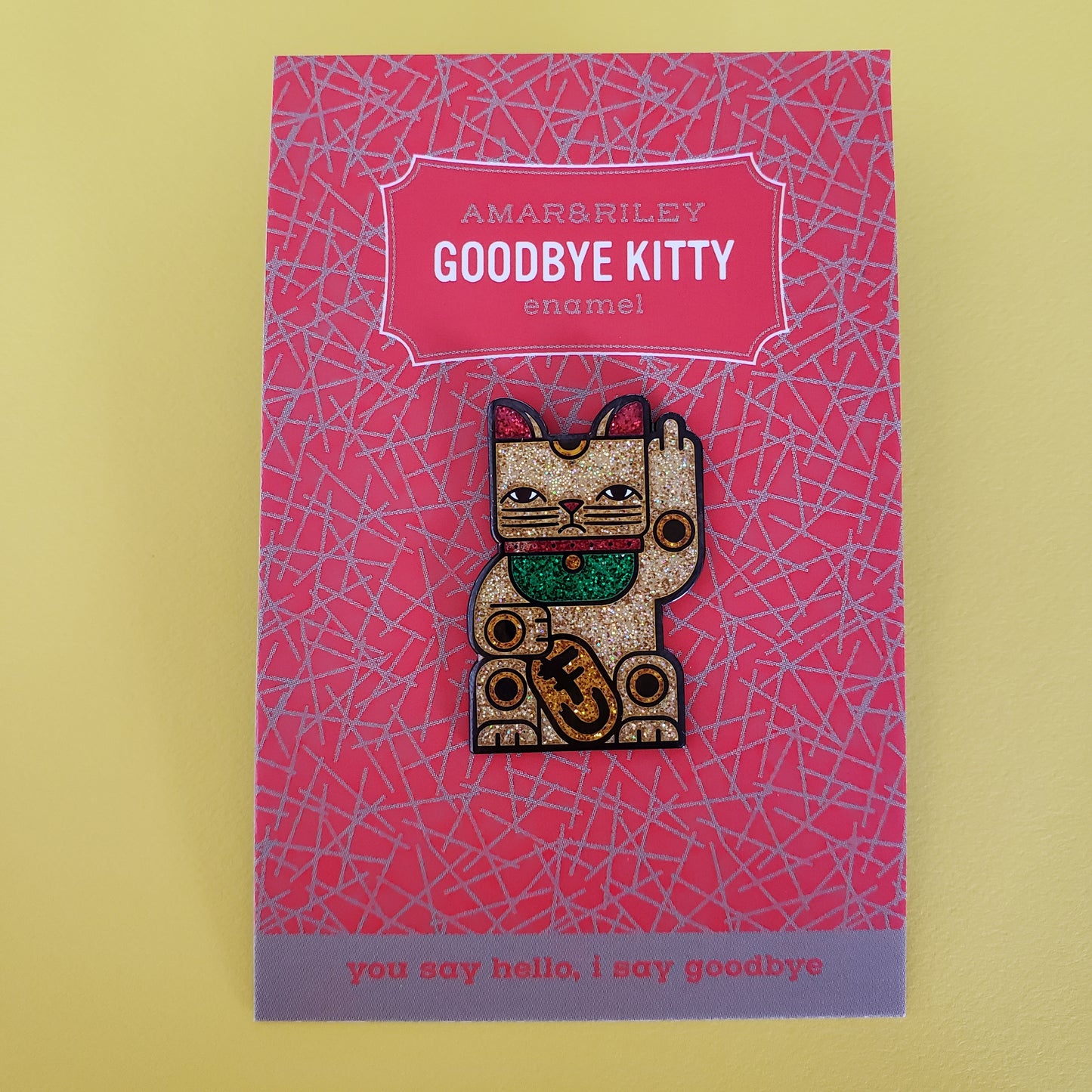 Amar&Riley: Goodbye Kitty Enamel Pins