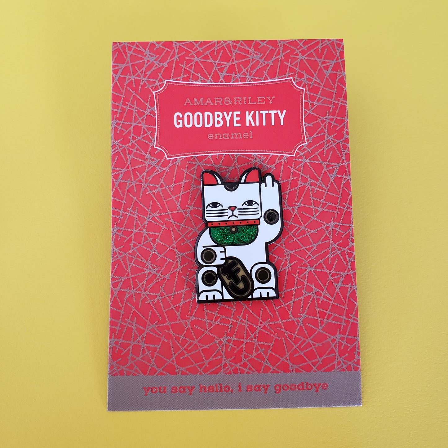 Amar&Riley: Goodbye Kitty Enamel Pins