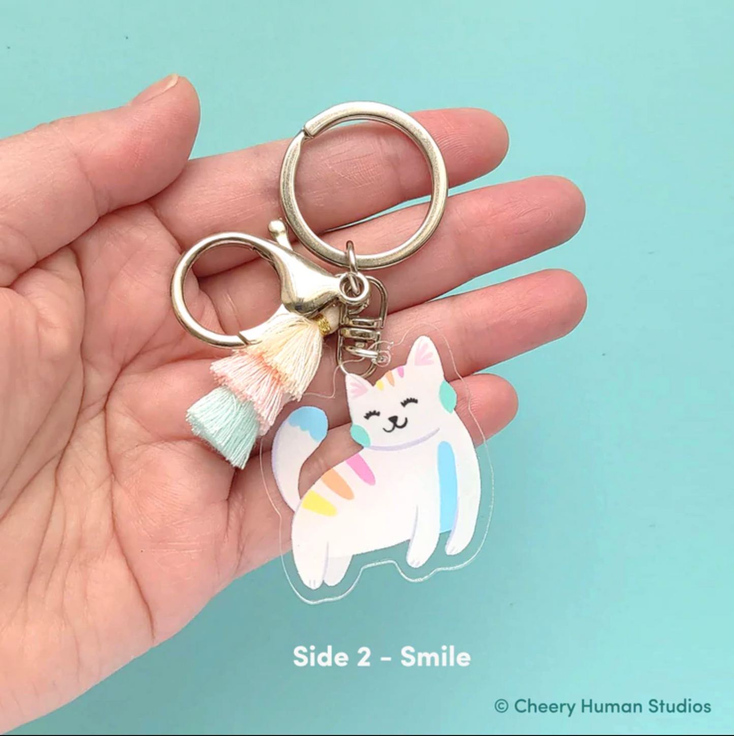 Cheery Human Studios: Kitty Keychains