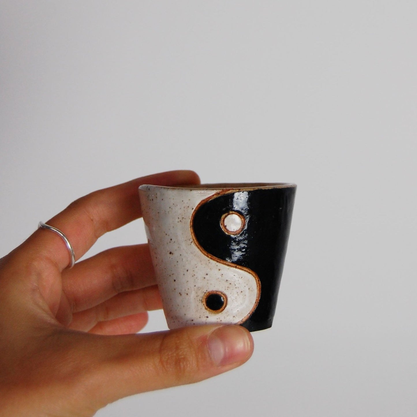 Sholeh Hajmiragha: Yin Yang Shot Glass