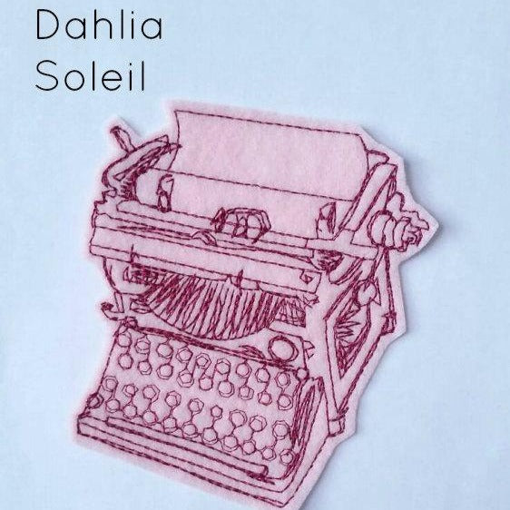 Dahlia Soleil: Handmade Patches