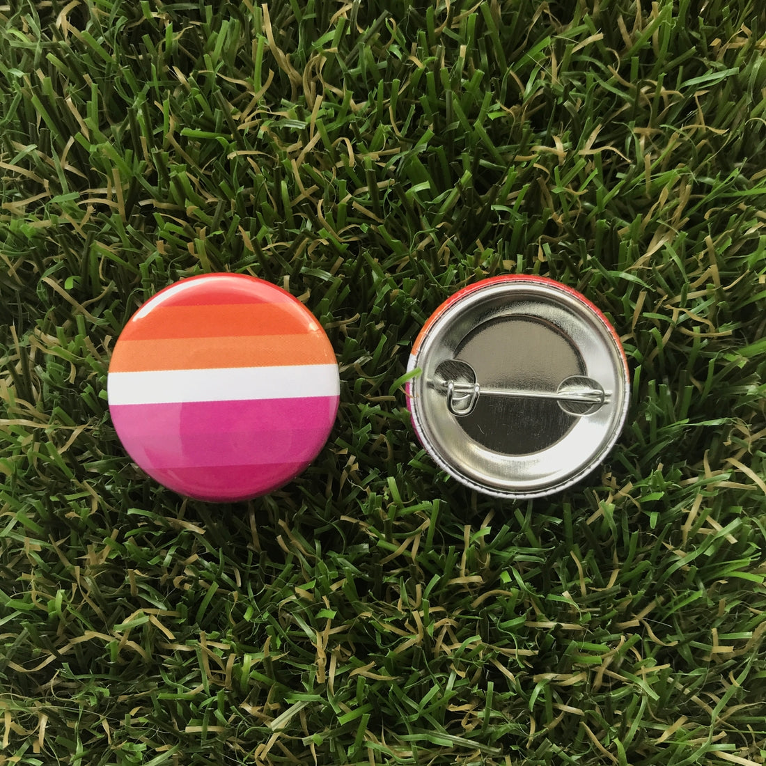 Double Denim Dude: Pride Flag Buttons