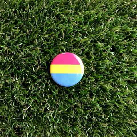 Double Denim Dude: Pride Flag Buttons