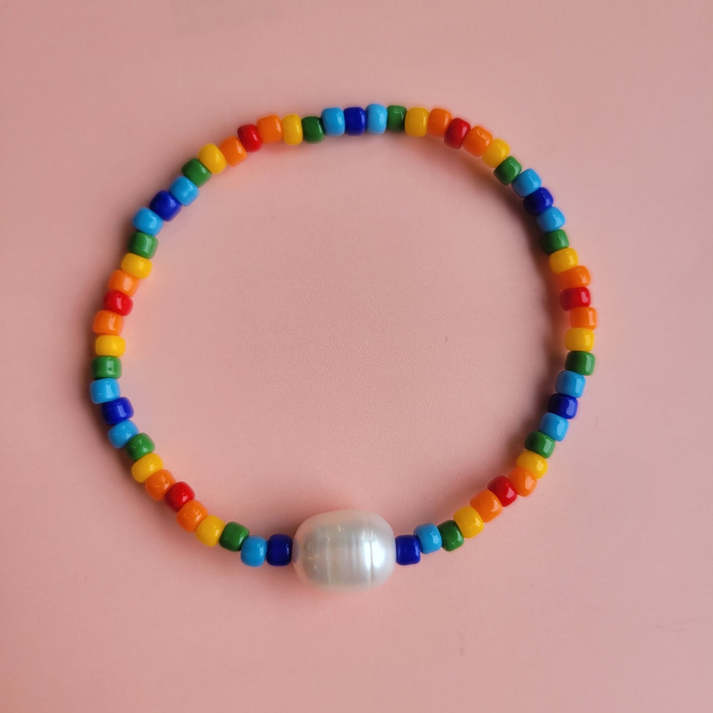 Ellen Chiu: Rainbow Pearl Bracelet